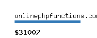 onlinephpfunctions.com Website value calculator