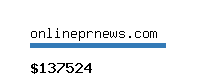 onlineprnews.com Website value calculator