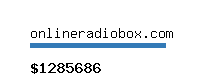 onlineradiobox.com Website value calculator