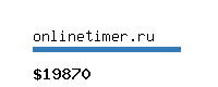 onlinetimer.ru Website value calculator