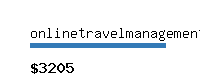 onlinetravelmanagement.com Website value calculator