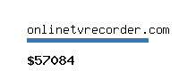 onlinetvrecorder.com Website value calculator