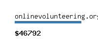 onlinevolunteering.org Website value calculator