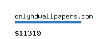 onlyhdwallpapers.com Website value calculator