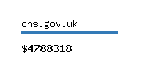 ons.gov.uk Website value calculator