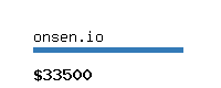 onsen.io Website value calculator