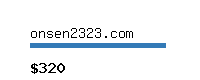 onsen2323.com Website value calculator