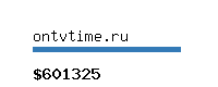 ontvtime.ru Website value calculator