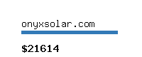 onyxsolar.com Website value calculator
