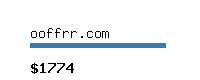 ooffrr.com Website value calculator