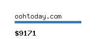 oohtoday.com Website value calculator