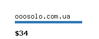 ooosolo.com.ua Website value calculator