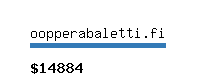 oopperabaletti.fi Website value calculator