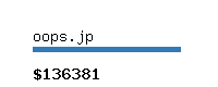 oops.jp Website value calculator