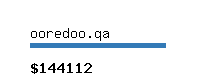 ooredoo.qa Website value calculator
