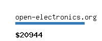 open-electronics.org Website value calculator