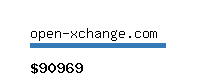 open-xchange.com Website value calculator
