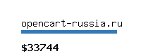 opencart-russia.ru Website value calculator