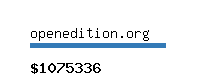 openedition.org Website value calculator