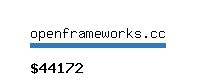 openframeworks.cc Website value calculator
