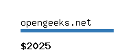 opengeeks.net Website value calculator
