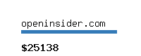 openinsider.com Website value calculator