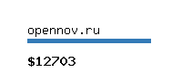 opennov.ru Website value calculator