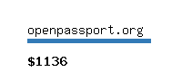 openpassport.org Website value calculator