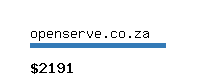 openserve.co.za Website value calculator