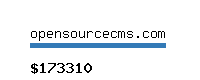 opensourcecms.com Website value calculator