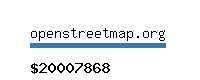 openstreetmap.org Website value calculator