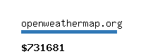 openweathermap.org Website value calculator