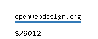 openwebdesign.org Website value calculator