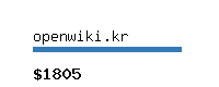 openwiki.kr Website value calculator