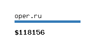 oper.ru Website value calculator