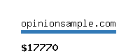 opinionsample.com Website value calculator