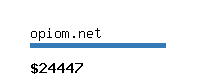 opiom.net Website value calculator