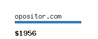 opositor.com Website value calculator