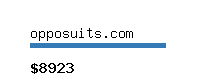 opposuits.com Website value calculator