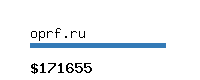 oprf.ru Website value calculator