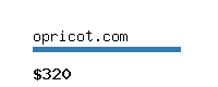 opricot.com Website value calculator