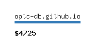 optc-db.github.io Website value calculator