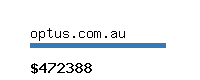 optus.com.au Website value calculator