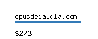 opusdeialdia.com Website value calculator