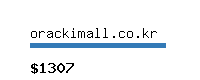 orackimall.co.kr Website value calculator