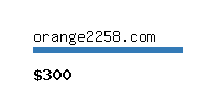 orange2258.com Website value calculator