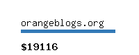 orangeblogs.org Website value calculator