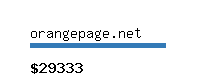 orangepage.net Website value calculator