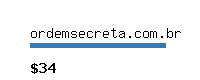 ordemsecreta.com.br Website value calculator