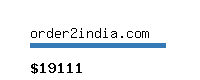 order2india.com Website value calculator